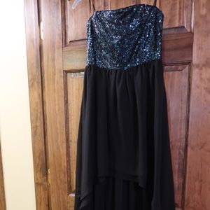 Never worn simple sequin high low hem dress